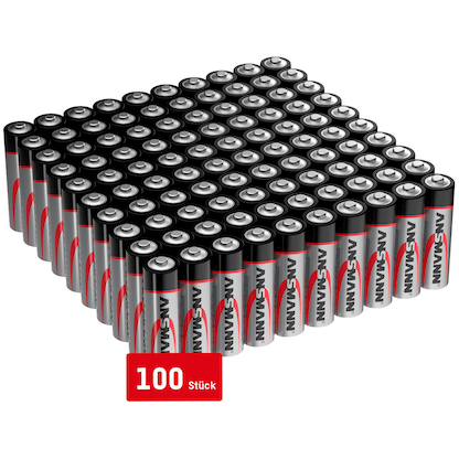 Artikelbild 2 für ANSMANN Batterien Alkaline Mignon AA 1,5 V, 100 St., Artikelnummer 105781