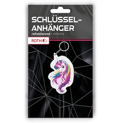 Artikelbild 2 für ROTH Reflektor-Anhänger Einhornportrait rosa, Artikelnummer 580856