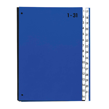 Artikelbild für PAGNA Pultordner 1-31 blau, 1 St., Artikelnummer 430983
