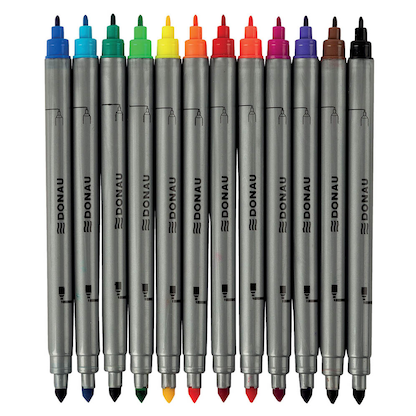 Artikelbild 2 für DONAU Filzstifte farbsortiert, 12 St., Artikelnummer 687527