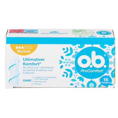 Artikelbild 2 für o.b. Tampons ProComfort Normal für mittlere/stärkere Periode, 16 St., Artikelnummer 537919