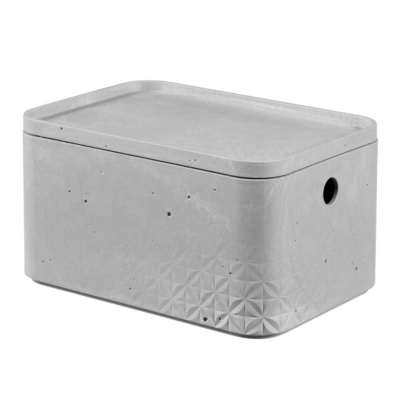Artikelbild 2 für curver BETON S Aufbewahrungsboxen-Set grau, 3 St., Artikelnummer 744809