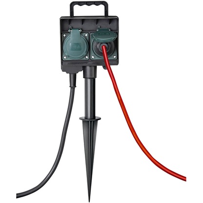 Artikelbild 2 für brennenstuhl 2-fach Gartensteckdose 1,4 m schwarz, Artikelnummer 330668