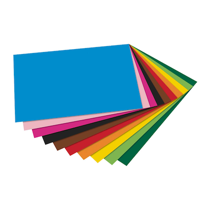 Artikelbild 2 für folia Fotokarton farbsortiert 300 g/qm 10 Blatt, Artikelnummer 132718