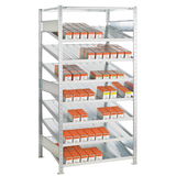 Artikelbild 1 für SCHULTE Schrägbodenregal 13620-130 silber 130,0 x 80,0 x 200,0 cm, Artikelnummer 855864