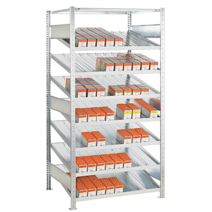 Artikelbild für SCHULTE Schrägbodenregal 13630-130 silber 130,0 x 60,0 x 200,0 cm, Artikelnummer 855801