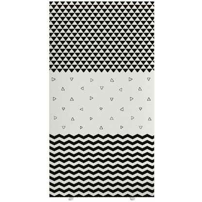 Artikelbild 2 für PAPERFLOW Trennwand easyScreen Black & White, 60437 bunt 94,0 x 173,4 cm, 1 St., Artikelnummer 206369