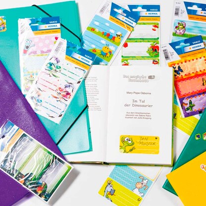 Artikelbild 5 für HERMA Schuletiketten 5982 Spirit, 9 Etiketten, Artikelnummer 901912