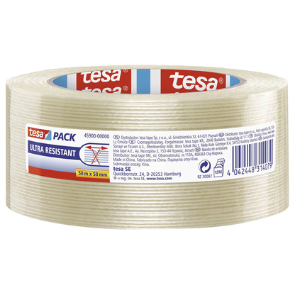 Artikelbild für tesa Packband tesapack® 45900 Ultra Resistant transparent 50,0 mm x 50,0 m 1 Rolle, Artikelnummer 604227