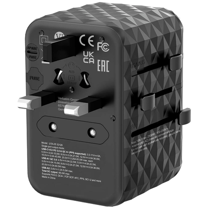 Artikelbild 4 für verbatim UTA-05 GaN-Ladeadapter schwarz, 65 W, Artikelnummer 227957