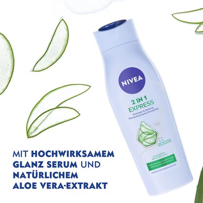Artikelbild 2 für NIVEA 2 IN 1 EXPRESS Shampoo & Spülung 400,0 ml, Artikelnummer 578148
