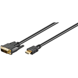 Artikelbild 1 für goobay HDMI A/DVI-D Kabel 2,0 m schwarz, 1 St., Artikelnummer 372918