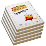 Artikelbild 1 für AKTION: office discount Trennblätter DIN A4 0-9 chamois, 200 g/qm, 5x 100 St., Artikelnummer 559559