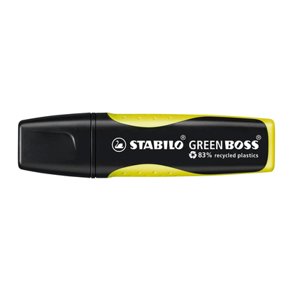 Artikelbild für STABILO GREEN BOSS Textmarker gelb, 1 St., Artikelnummer 453001