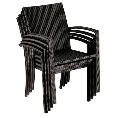 Artikelbild 2 für BEST Gartenstuhl mit Armlehnen Samoa coffee, 1 St., Artikelnummer 138691