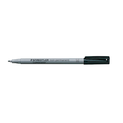 Artikelbild für STAEDTLER Lumocolor Folienstifte schwarz 1,0 mm non-permanent, 10 St., Artikelnummer 147629
