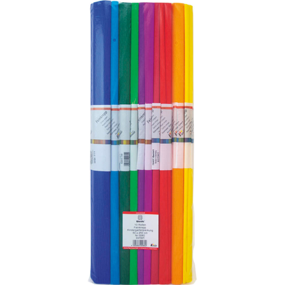 Artikelbild für Werola Krepppapier standard farbsortiert 31 g/qm 10 Rollen, Artikelnummer 457172