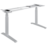 Artikelbild 1 für Fellowes Levado elektrisch höhenverstellbares Schreibtischgestell silber ohne Tischplatte, C-Fuß-Gestell silber 120,0 - 180,0 x 80,0 cm, Artikelnummer 634511