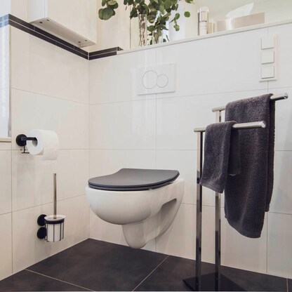 Artikelbild 2 für WENKO WC-Sitz mit Absenkautomatik Sedilo grau, 1 St., Artikelnummer 813354