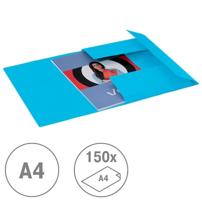 Artikelbild 3 für VON LEITZ Eckspanner DIN A4 hellblau, 1 St., Artikelnummer 669877