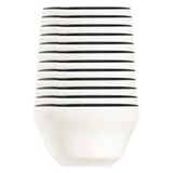 Artikelbild 1 für ID Fine Schalen Modest Black Mesa weiß Ø 10,0 cm, 12 St., Artikelnummer 634137
