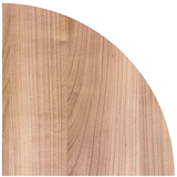 Artikelbild 1 für HAMMERBACHER Verbindungsplatte Prokura nussbaum, dreieckig abgerundet 80,0 x 80,0 x 2,5 cm, Artikelnummer 979930