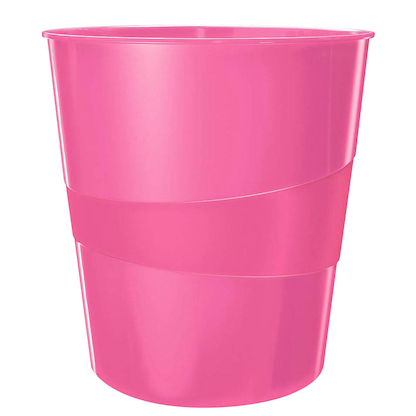 Artikelbild 2 für LEITZ WOW Duo Colour Papierkorb 15,0 l pink, 1 St., Artikelnummer 313611
