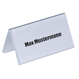 Artikelbild 1 für DURABLE Tischnamensschilder 8050-19 transparent 15,0 x 6,1 cm, 25 St., Artikelnummer 112243