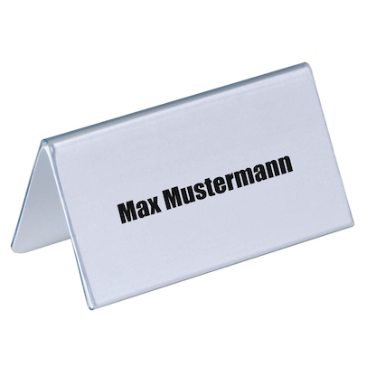 Artikelbild für DURABLE Tischnamensschilder 8050-19 transparent 15,0 x 6,1 cm, 25 St., Artikelnummer 112243