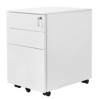 Artikelbild für SONGMICS Rollcontainer weiß 3 Auszüge 39,0 x 52,0 x 60,0 cm, Artikelnummer 262077