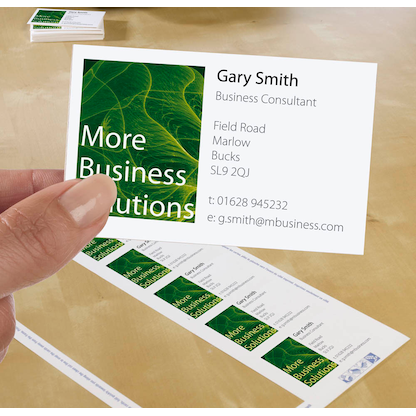 Artikelbild 2 für AVERY Zweckform Visitenkarten C32011-25 matt weiß 200 g/qm, 250 St., Artikelnummer 626135