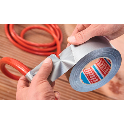 Artikelbild 2 für tesa extra Power® Universal Gewebeband silber 50,0 mm x 10,0 m 1 Rolle, Artikelnummer 824284