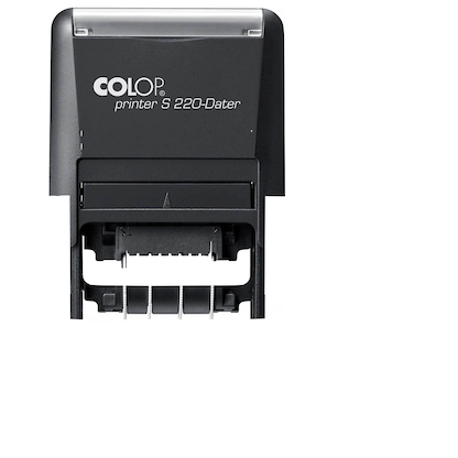 Artikelbild für COLOP Datumstempel Printer S 220N selbstfärbend schwarz ohne Logo, 1 St., Artikelnummer 648638