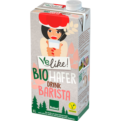 Artikelbild 2 für Velike! Barista Bio-Haferdrink 12x 1,0 l, Artikelnummer 691797