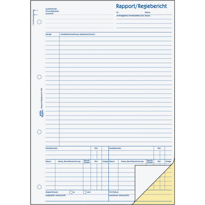Artikelbild 2 für AVERY Zweckform Rapport/Regiebericht Formularbuch 1769, 1 St., Artikelnummer 738138