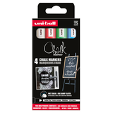 Artikelbild 1 für uni-ball Chalk PWE-5M Kreidemarker farbsortiert 1,0 - 2,0 mm, 4 St., Artikelnummer 932988