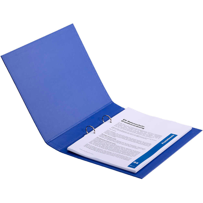 Artikelbild 7 für Exacompta Ringbuch 2-Ringe blau 4,0 cm DIN A4, 1 St., Artikelnummer 680479