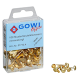 Artikelbild 1 für Gowi Musterbeutelklammern Rundkopf, 100 St., Artikelnummer 475386