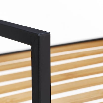 Artikelbild 3 für relaxdays Beistellregal braun, schwarz 39,0 x 32,5 x 95,0 cm, 1 St., Artikelnummer 521041