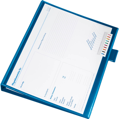 Artikelbild 3 für BOI Click-Plus Ambulant Patienten-Dokumentationsmappe 2-Ringe blau 3,5 cm DIN A4, 1 St., Artikelnummer 667067