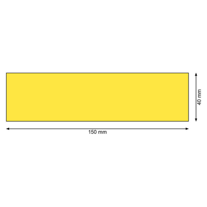 Artikelbild 2 für EICHNER Magnetschilder gelb 4,0 x 15,0 cm, 100 St., Artikelnummer 702957