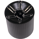 Artikelbild 1 für helit Büroklammerspender Linear schwarz, Artikelnummer 807651