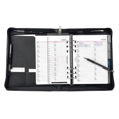 Artikelbild 3 für CHRONOPLAN Terminplaner Mobil A5 Compact A5 Leder, Artikelnummer 272161