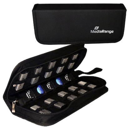 Artikelbild für MediaRange USB-Stick-Tasche schwarz, 1 St., Artikelnummer 352738