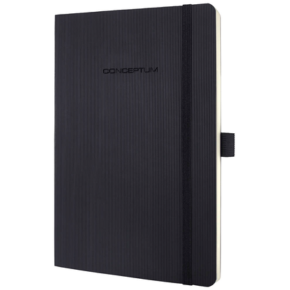 Artikelbild 2 für SIGEL Notizbuch Conceptum® ca. DIN A5 kariert, schwarz Softcover 194 Seiten, 1 St., Artikelnummer 293821
