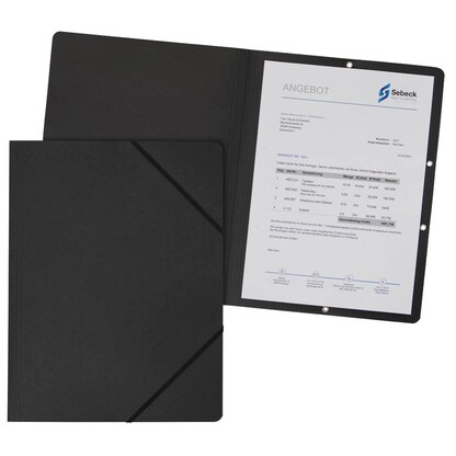 Artikelbild für Exacompta Eckspanner DIN A4 schwarz, 5 St., Artikelnummer 287031