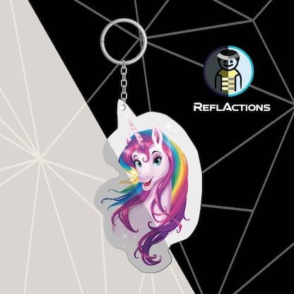 Artikelbild 4 für ROTH Reflektor-Anhänger Einhornportrait rosa, Artikelnummer 580856