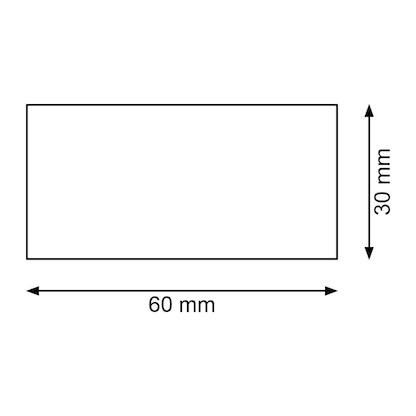 Artikelbild 2 für EICHNER Magnetschilder weiß 3,0 x 6,0 cm, 300 St., Artikelnummer 702619
