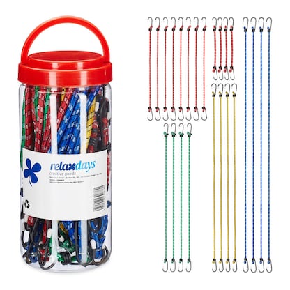 Artikelbild 3 für relaxdays Spanngurt 26,5 - 93,0 cm, 24 St., Artikelnummer 439964