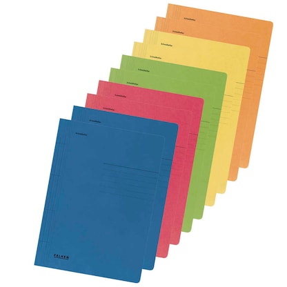 Artikelbild 4 für FALKEN Schnellhefter Karton farbsortiert DIN A4, 10 St., Artikelnummer 765049